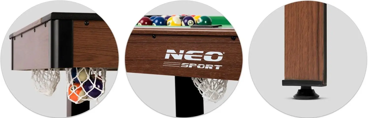 Бильярдный стол Neo Sport NS-807 (Dark Brown)