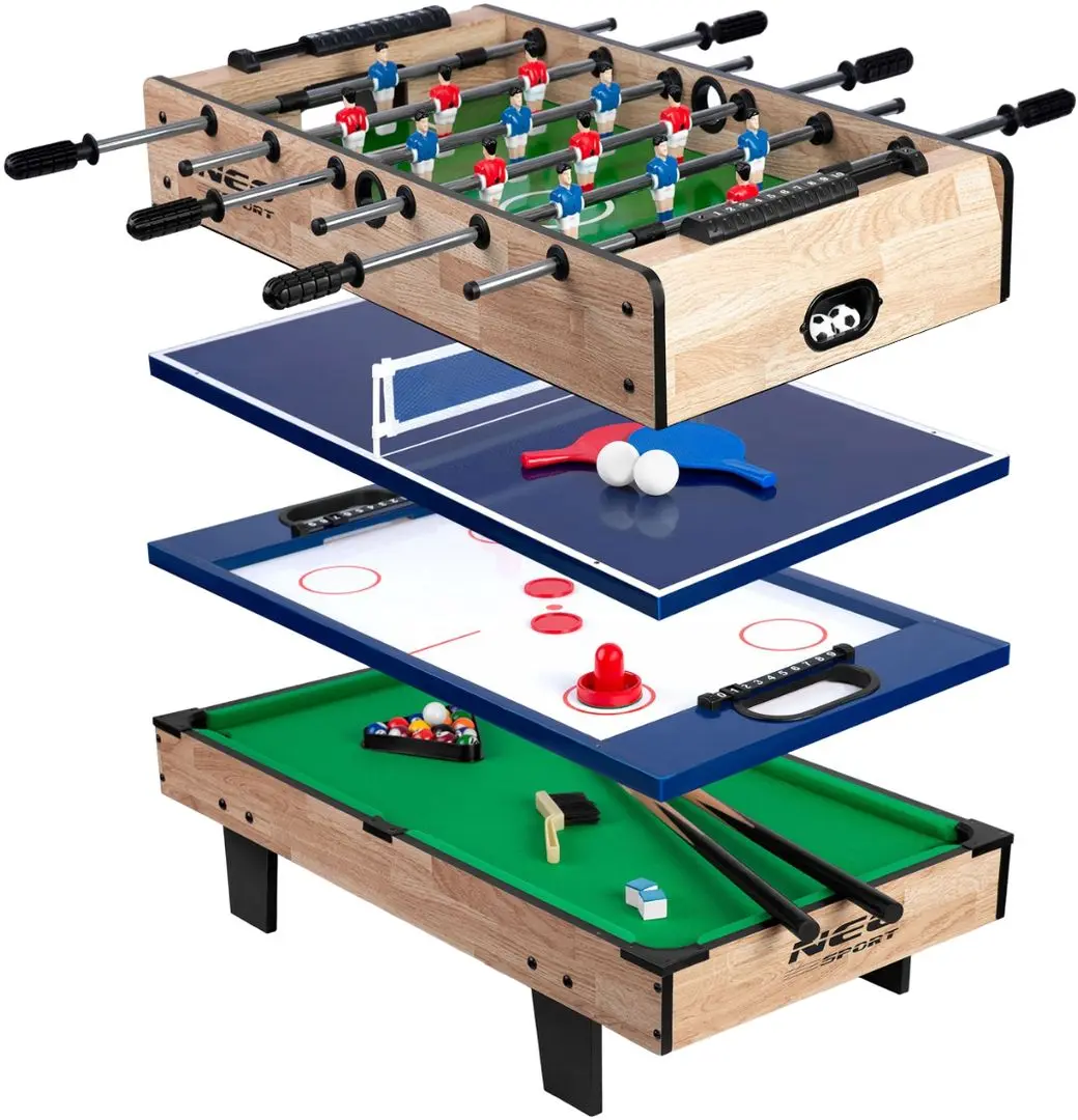 Masa de joc 4in1 Neo Sport NS-800 (Wood)
