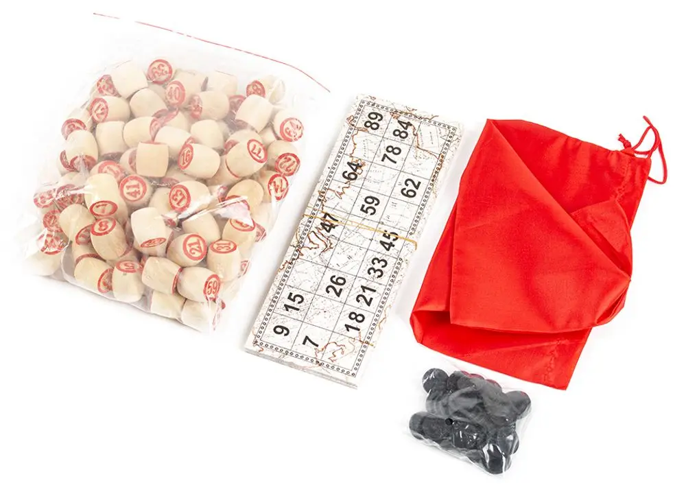 Набор для игры в Лото 38321 (Red/Beige) - 2