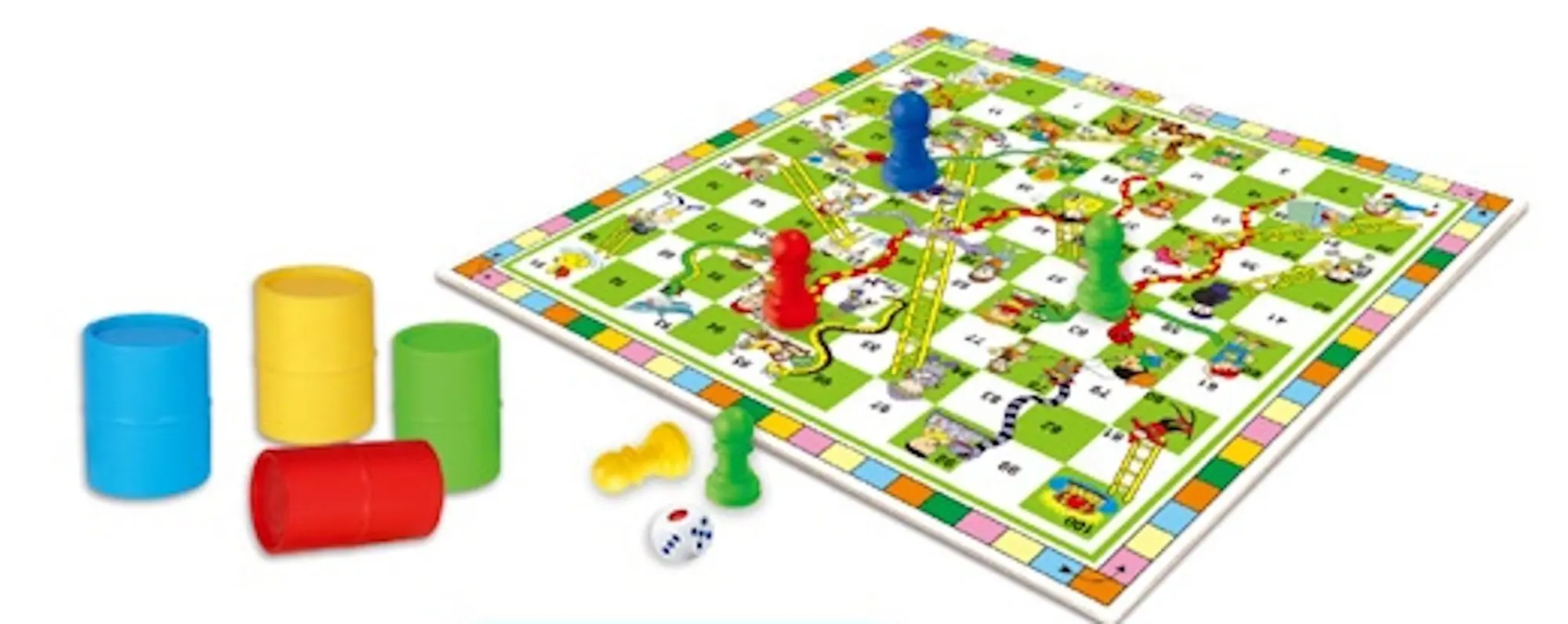 Настольная игра 2в1 Snakes and Ladders 558485 - 2