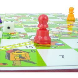 Настольная игра 2в1 Snakes and Ladders 558485 Thumb