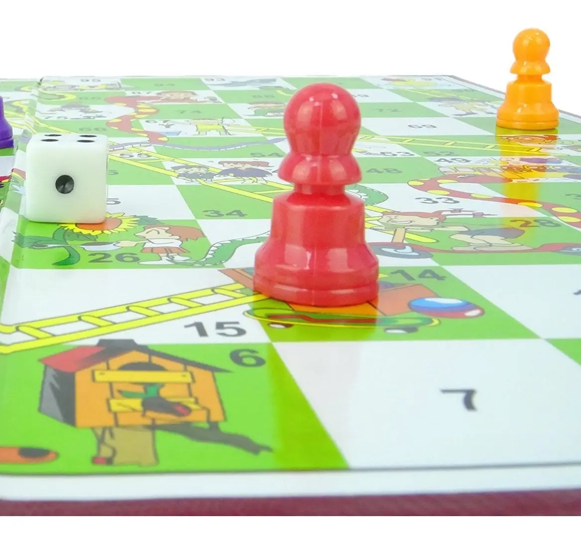 Настольная игра 2в1 Snakes and Ladders 558485 - 3