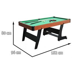 Masa de biliard Ramiz Т56026(6) 6FT (Wood/Green) Thumb