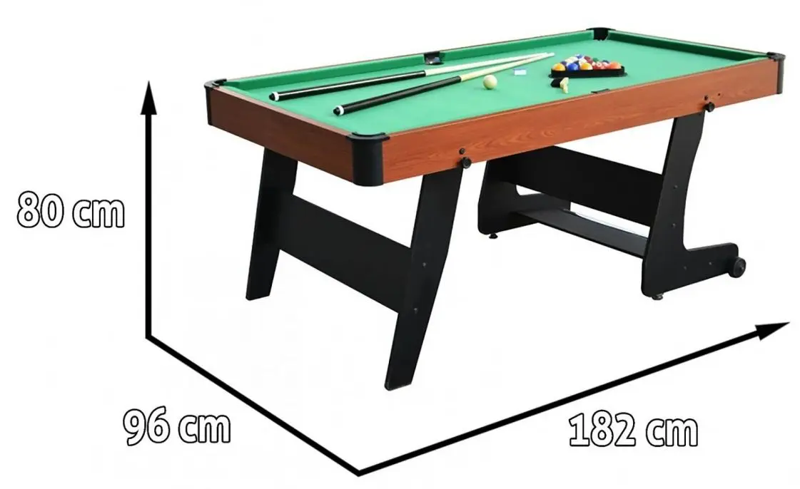 Masa de biliard Ramiz Т56026(6) 6FT (Wood/Green) - 3