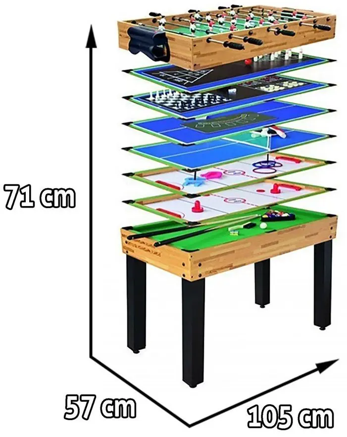 Joc de masă 12in1 Ramiz Т3512 (Brown/Blue) - 2