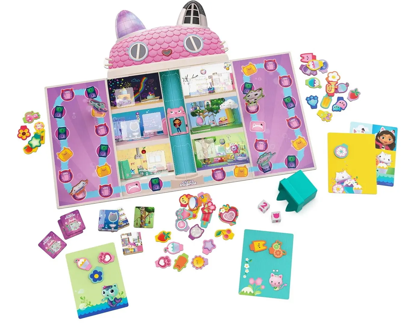 Joc de masa Spin Master Gabbys Dollhouse Gabbys Charming Collection Game 6067032