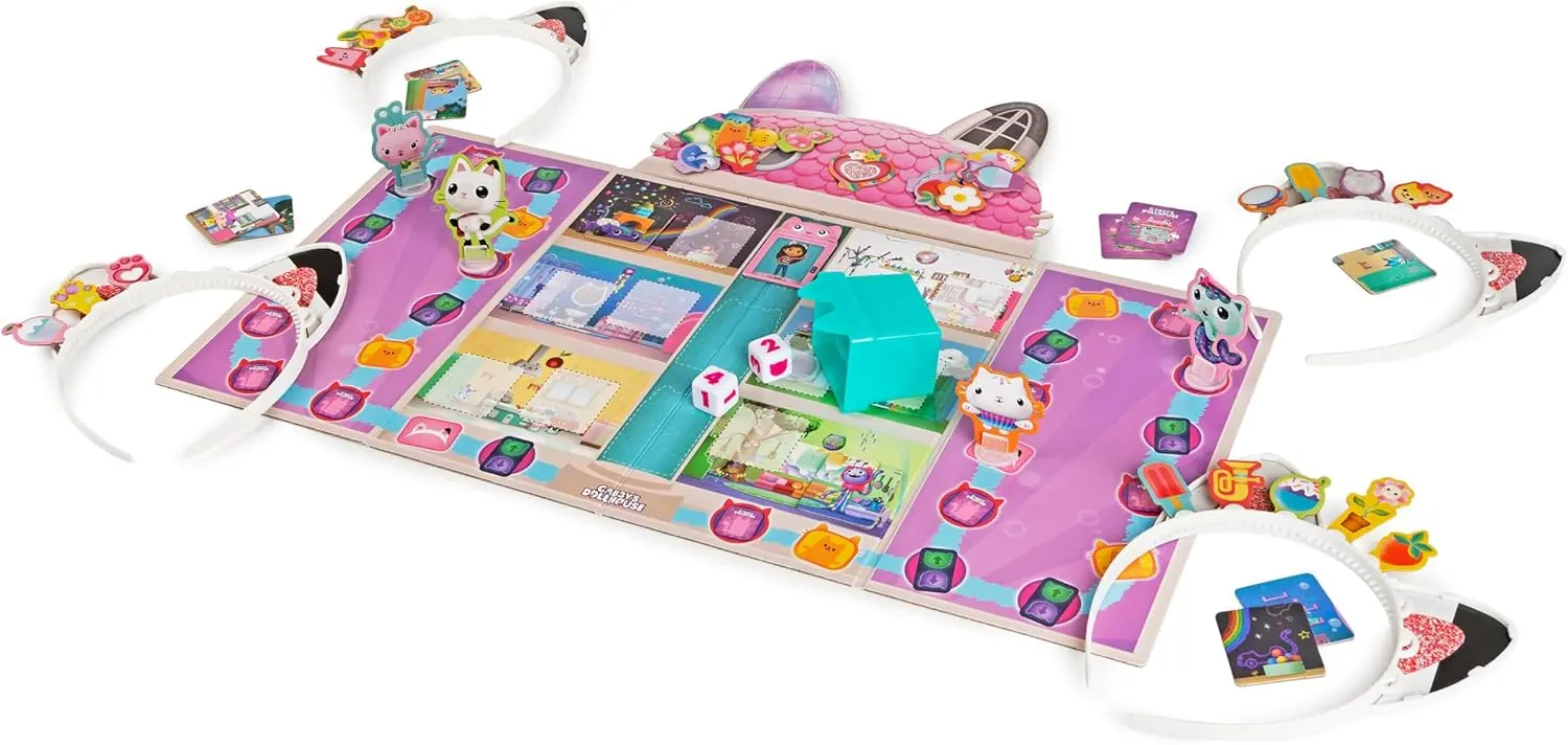 Настольная игра Spin Master Gabbys Dollhouse Meow-Mazing 6065769