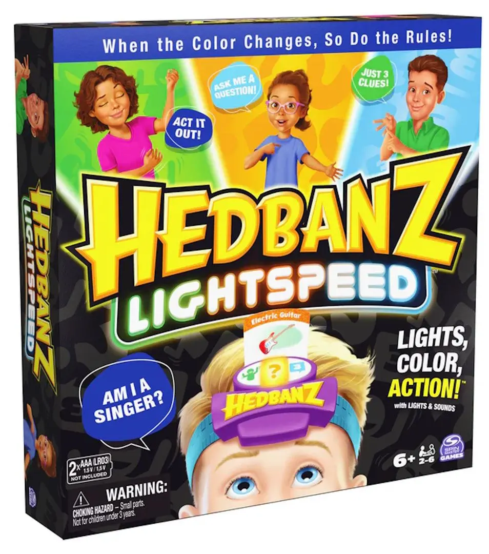 Joc de masa Spin Master Hedbanz Lightspeed