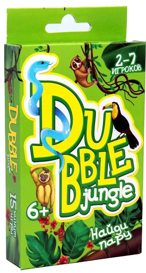 Настольная игра Strateg Dubble Jungle 30345