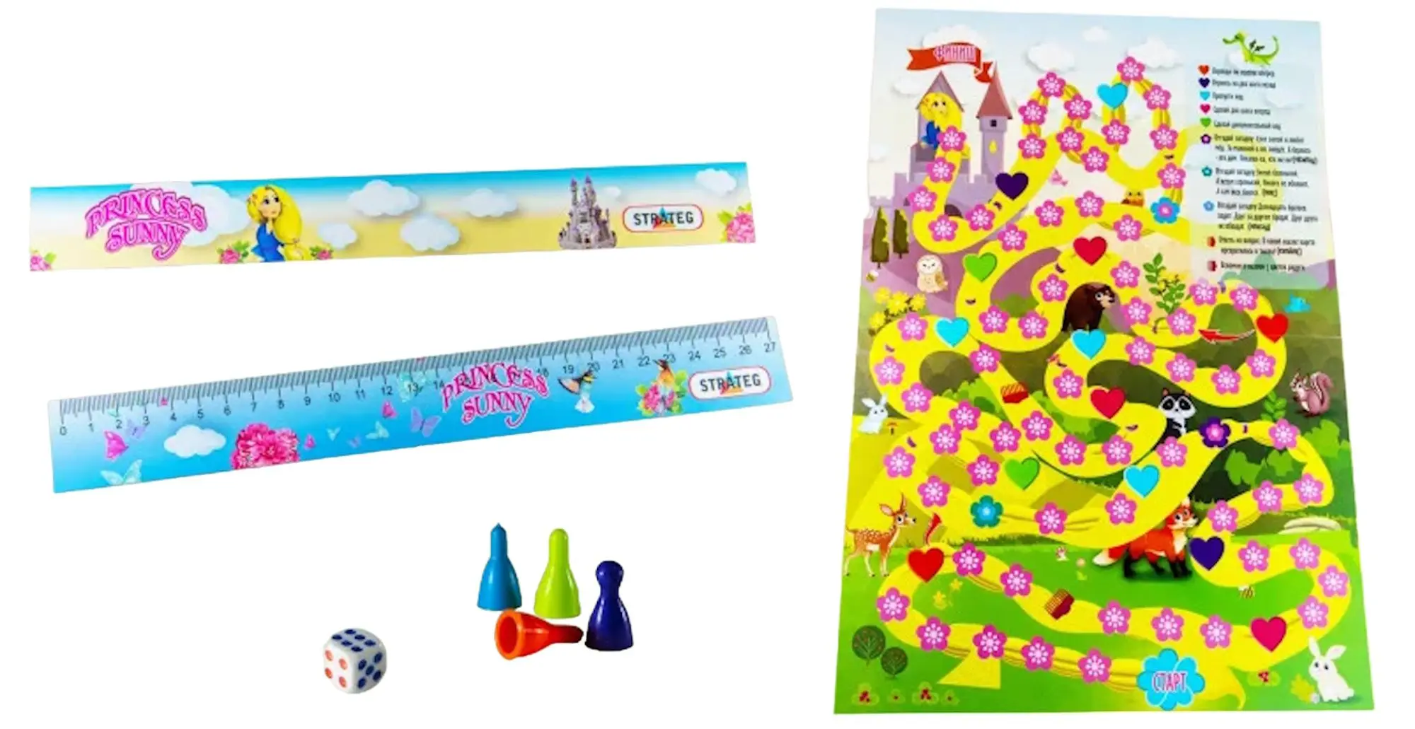 Настольная игра Strateg Princess Sunny 30356