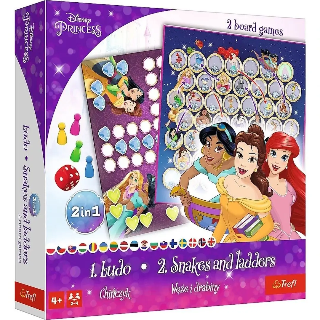 Joc de masa Trefl Disney Princess Ludo&Snakes 02418 - 3