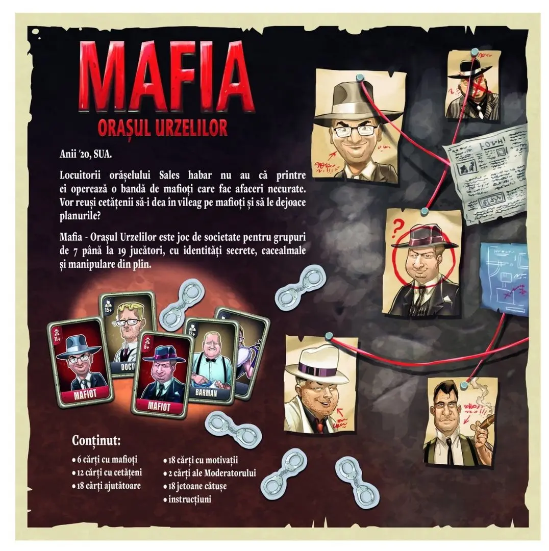 Joc de masa Trefl Mafia Town of Intrigue 02505