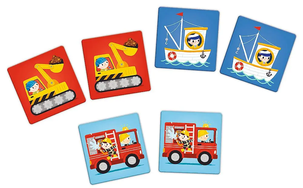 Настольная игра Trefl Memos Maxi Vehicles - 2