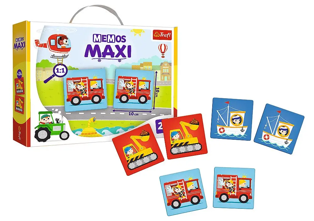 Настольная игра Trefl Memos Maxi Vehicles