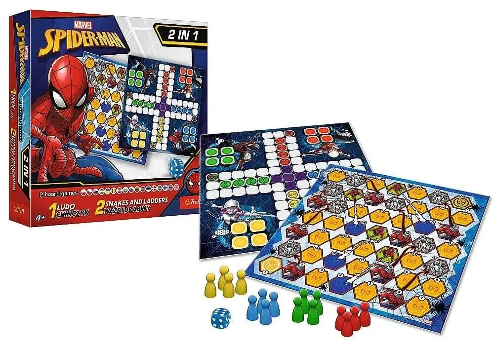 Настольная игра Trefl Spider-Man Ludo Snakes and Ladders