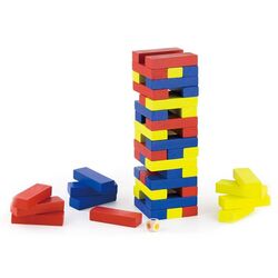 Set de blocuri Viga Toys Block Tower 56215 (Red/Yellow/Blue)