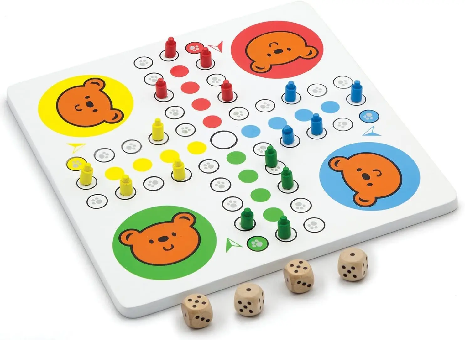 Настольная игра Viga Toys Create Pattern with Beads and Ludo 59990