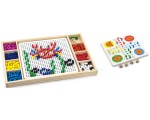 Joc de masa Viga Toys Create Pattern with Beads and Ludo 59990