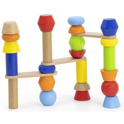 Joc de masa Viga Block Tower Bulding 44679 (Multicolor) Thumb