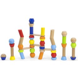 Joc de masa Viga Block Tower Bulding 44679 (Multicolor) Thumb