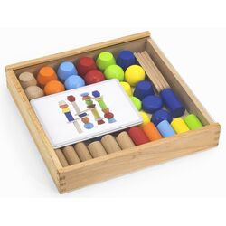 Joc de masa Viga Block Tower Bulding 44679 (Multicolor)