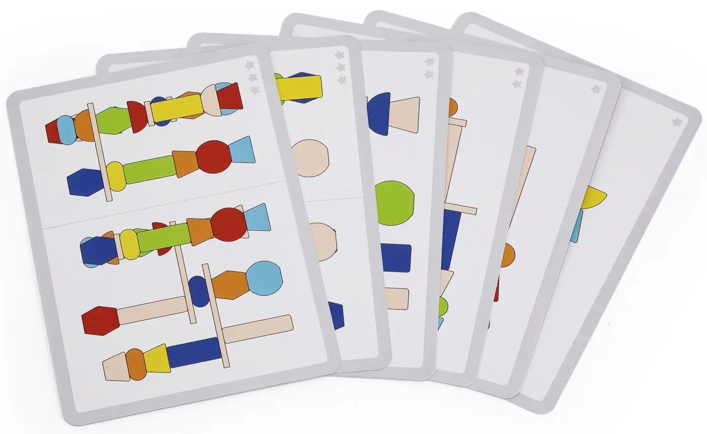 Joc de masa Viga Block Tower Bulding 44679 (Multicolor) - 4