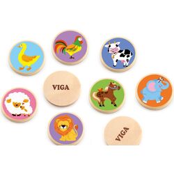 Настольная игра Viga Memory Set Animals 51308 Thumb