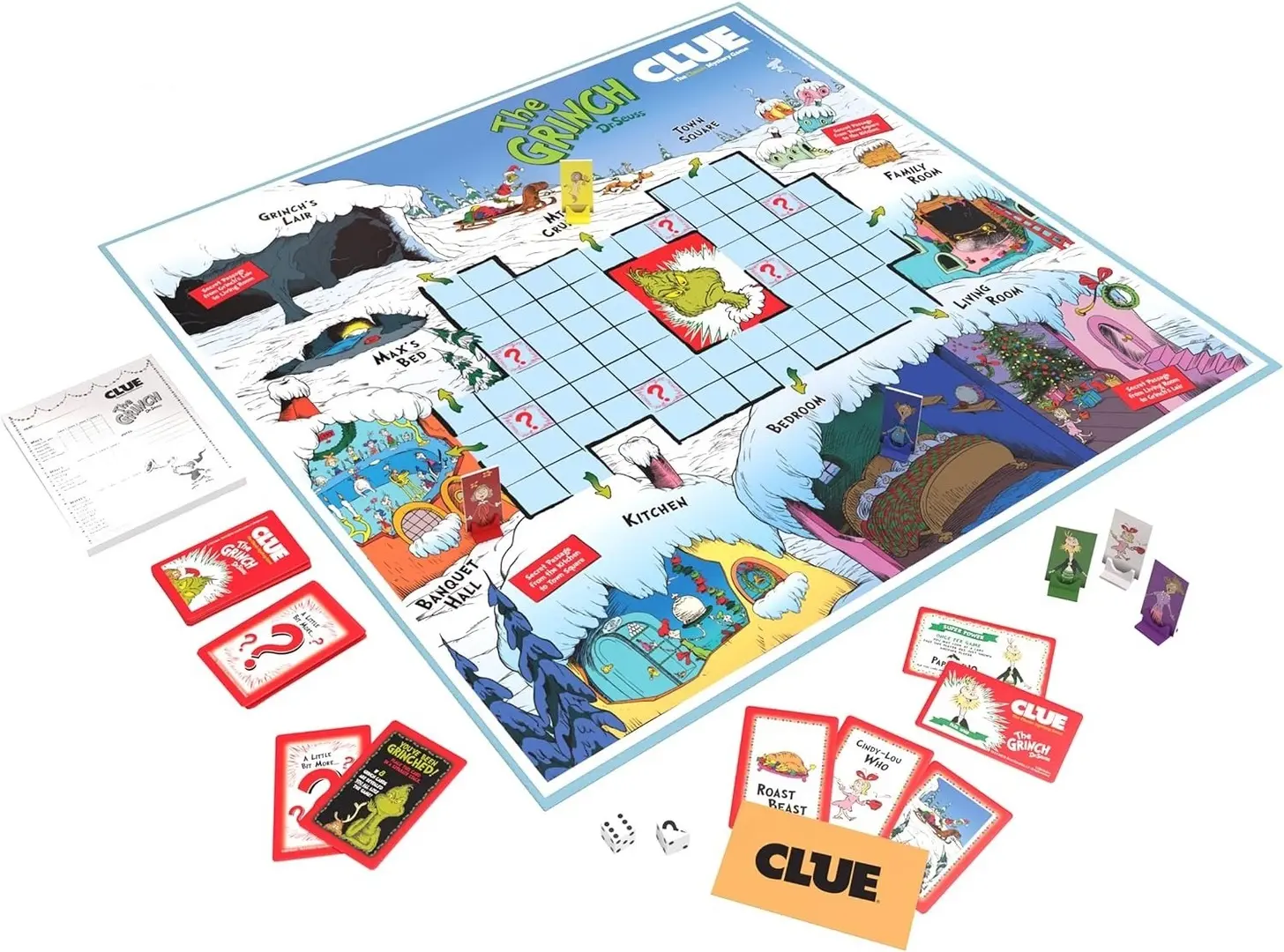 Joc de masa Winning Moves Cluedo The Grinch