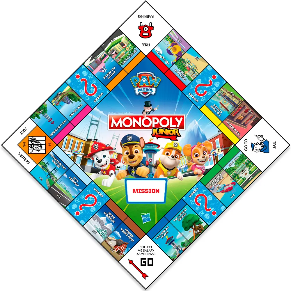 Joc de masa Winning Moves Monopoly Junior Paw Patrol