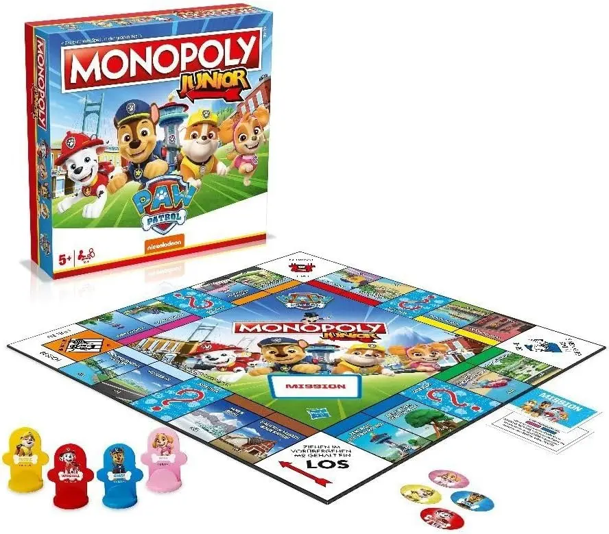 Joc de masa Winning Moves Monopoly Junior Paw Patrol