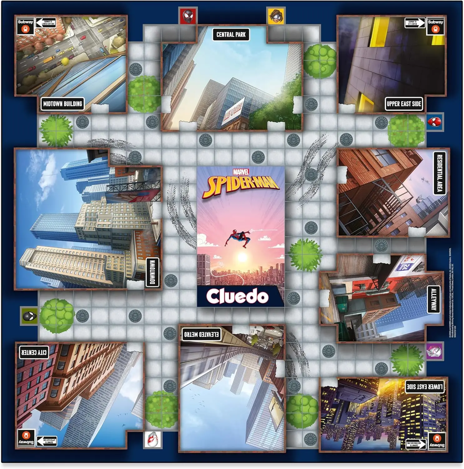 Joc de masa Winning Moves Spiderman Cluedo
