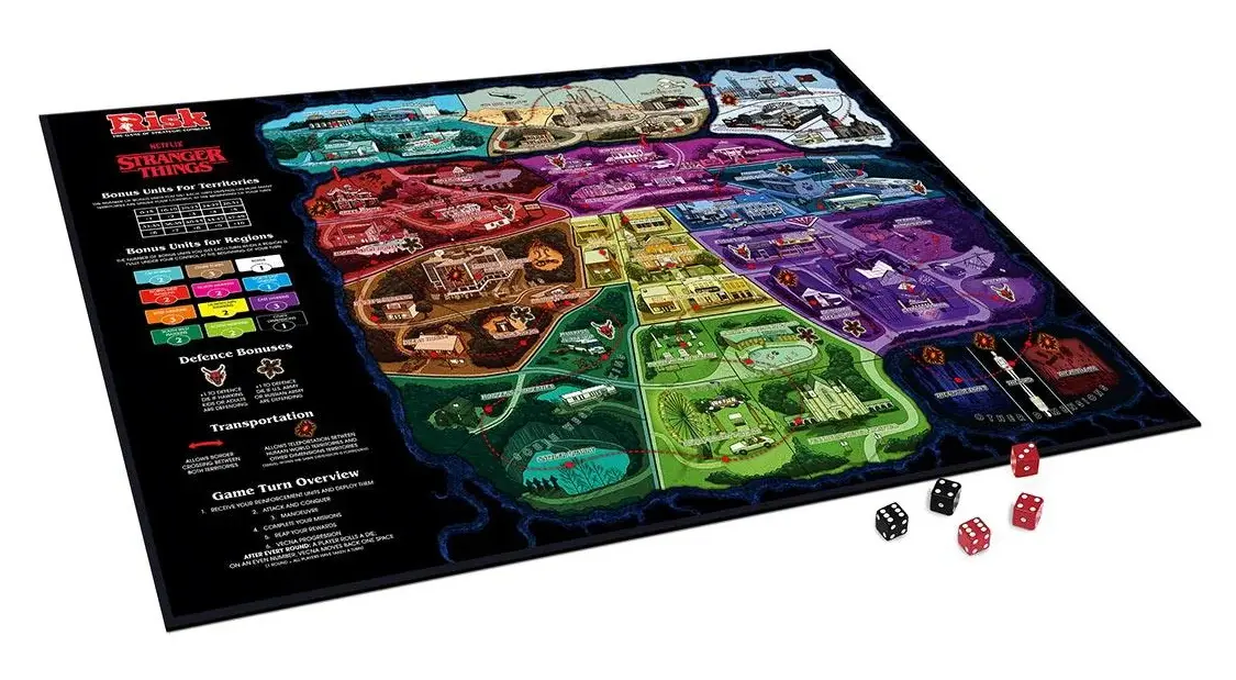 Joc de masa Winning Moves Stranger Things Risk Strategy