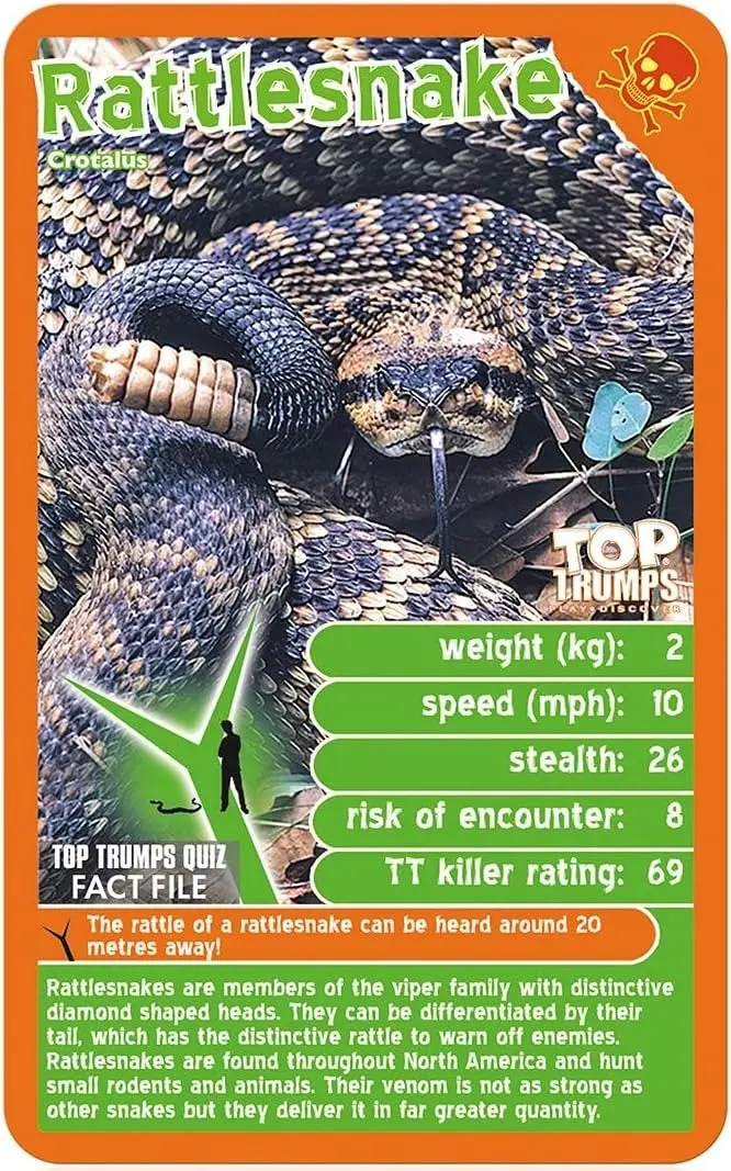 Joc de masa Winning Moves Top Trumps Deadliest Predators