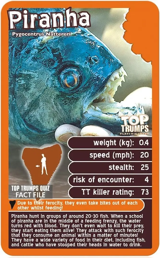 Joc de masa Winning Moves Top Trumps Deadliest Predators