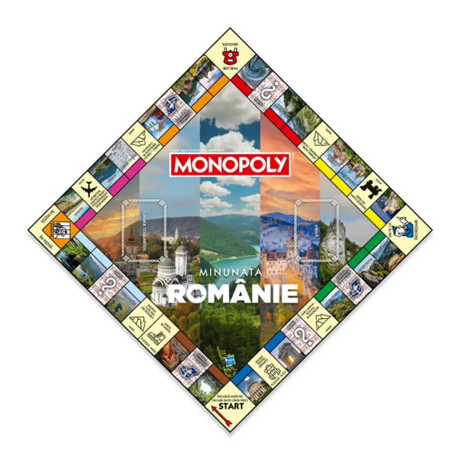 Joc de masa Winning Moves Wonderful Romania Monopoly