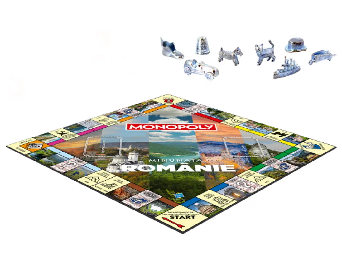 Joc de masa Winning Moves Wonderful Romania Monopoly