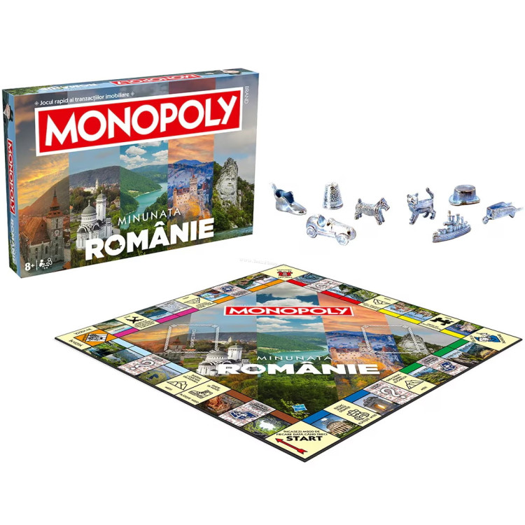 Winning Moves Wonderful Romania Monopoly
