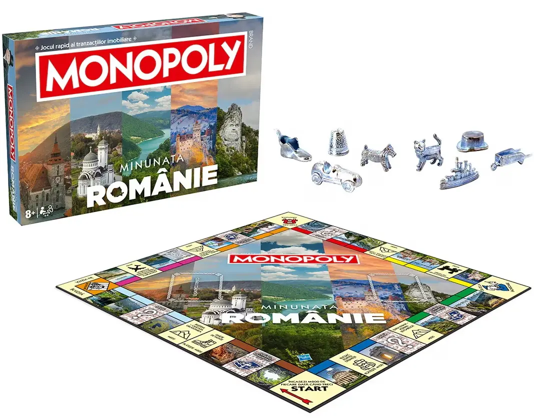 Joc de masa Winning Moves Wonderful Romania Monopoly