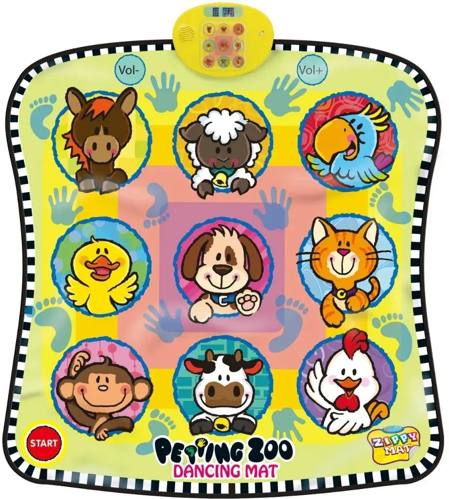 Игра напольная Zippy Mat Animals Dancing Challenge Playmat SLW 9885 (Multicolour)