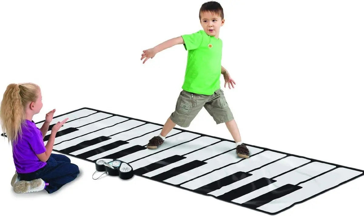 Игра напольная Zippy Mat Super Gigantic Keyboard Playmat (White/Black) - 4