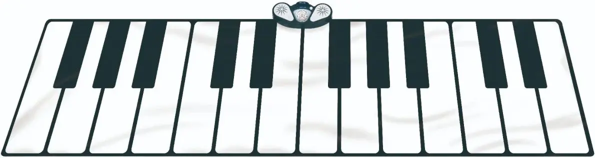 Игра напольная Zippy Mat Super Gigantic Keyboard Playmat (White/Black)
