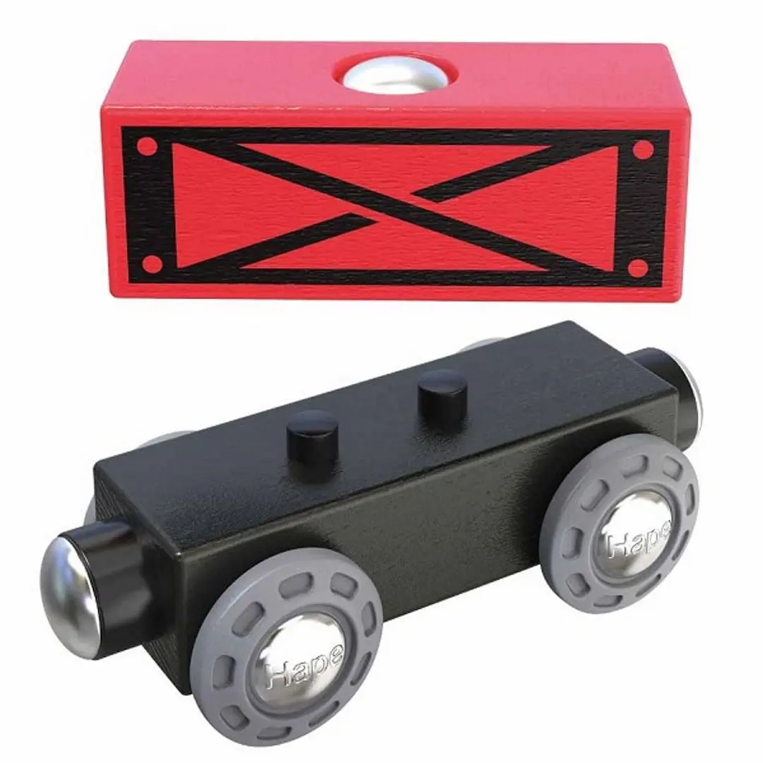 Грузовой паровозик Hape E3717 (Black/Red) - 4