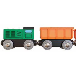 Грузовой паровозик Hape E3718 (Green/Orange) Thumb