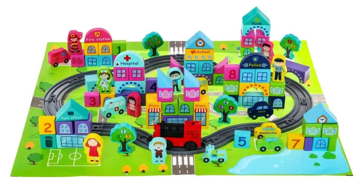 Конструктор Beilaluna Electric Railway City Blocks BLLN-3515 (Multicolor) - 6