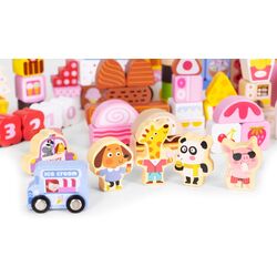 Constructor Ecotoys Candy City ME433 (Multicolor) Thumb