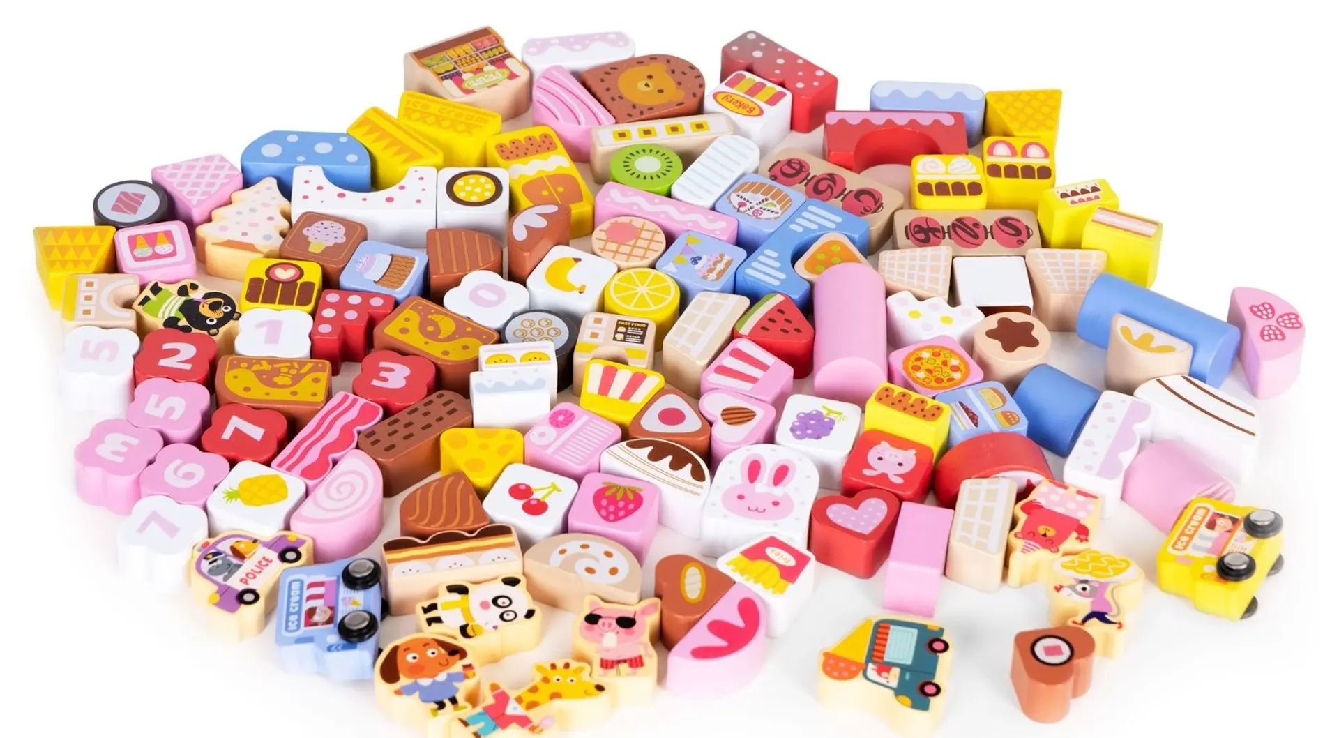 Constructor Ecotoys Candy City ME433 (Multicolor) - 3