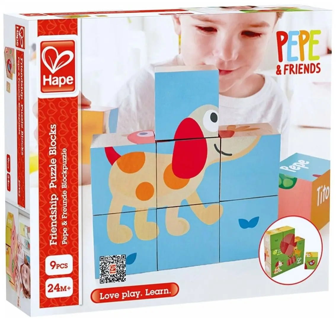 Cuburi educative Hape Friendship E0452 (Multicolor) - 3