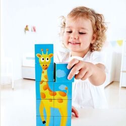 Развивающие кубики Hape Jungle Animal Block Puzzle E1619 Thumb