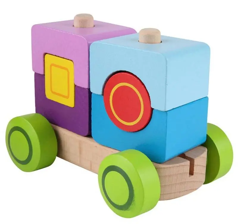 Конструктор Hape Locomotive E0417 (Multicolor) - 3
