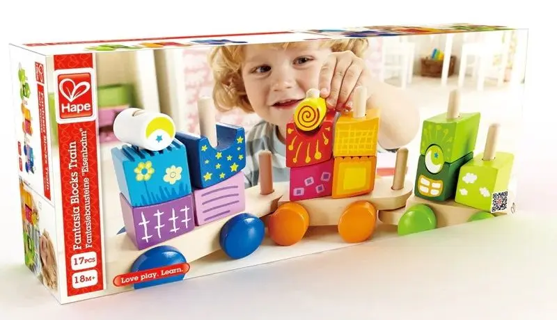 Конструктор Hape Locomotive E0417 (Multicolor) - 4